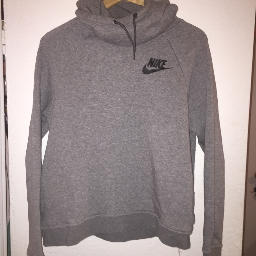 Nike sweatshirt gray and black